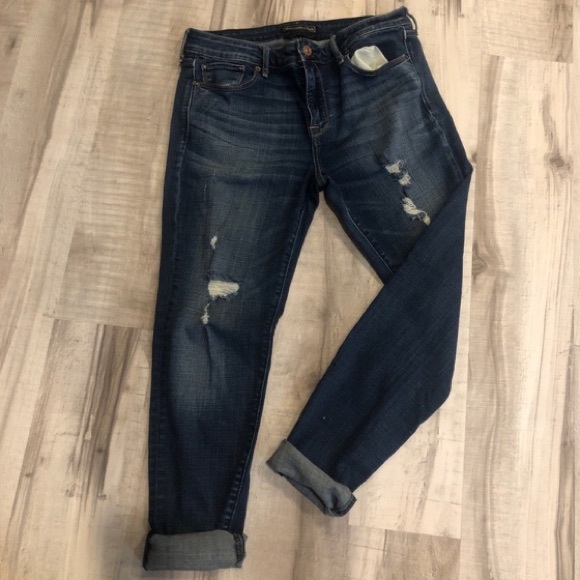 Abercrombie & Fitch Denim - Abercrombie & Fitch Distressed Boyfriend Jeans EUC